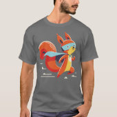 リスが動いてる Tシャツ (正面)