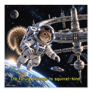 リスが拓く宇宙の未来 フォトプリント