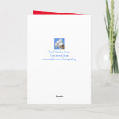 リスが父の日に戻る カード (裏面)