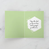 リスが誕生日カードを持つ カード (内部)