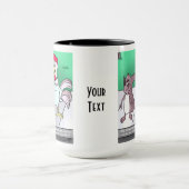 リスが道路を横断する理由 マグカップ (中央)