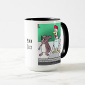 リスが道路を横断する理由 マグカップ (正面右)