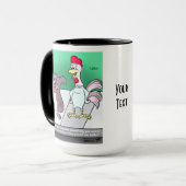 リスが道路を横断する理由 マグカップ (正面左)