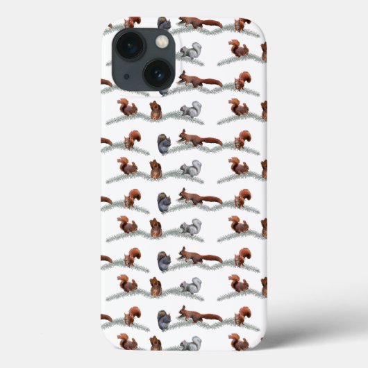 リスざわめき iPadケース (色をお選びください) Case-Mate iPhoneケース (裏面)