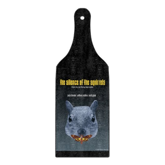 リスたちの沈黙 – パロディ カッティングボード (正面)