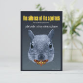 リスたちの静けさ-パロディ サンキューカード (スタンド正面)