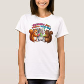 リスだって楽しく過ごしたい！ Tシャツ (正面)