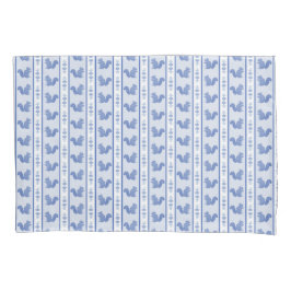 リスとアジサイ枕ローケース 枕カバー