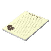 リスとカスタム文字 ノートパッド (回転)