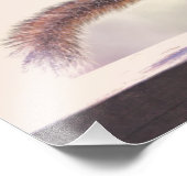 リスとコーヒーカップ フォトプリント (角)