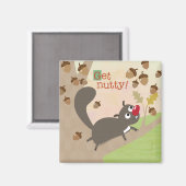 リスとコーン磁石 マグネット (正面/裏面)