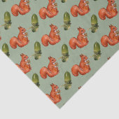 リスとドングリ 薄葉紙 (詳細)