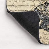 リスとハートバルーン マウスパッド (コーナー)