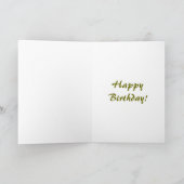 リスとバラ カード (内部)