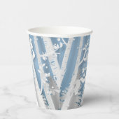 リスと冬の森のペーパーカットコーヒーマグ 紙コップ (右)