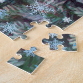 リスと女の子のためのクリスマス魔法 ジグソーパズル (側面)