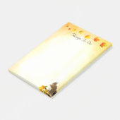 リスと紅葉 ポストイット (アングル)