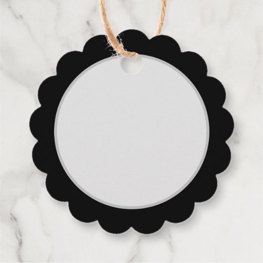 リスと花フェスティバルアートギフトラベル フェイバータグ (裏面)