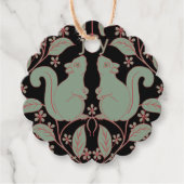 リスと花フェスティバルアートギフトラベル フェイバータグ (正面)