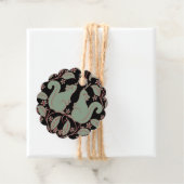 リスと花フェスティバルアートギフトラベル フェイバータグ (インサイチュ)