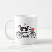 リスと連動した自転車 コーヒーマグカップ (左)
