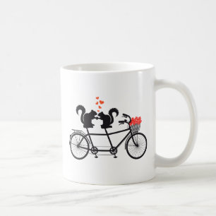 リスと連動した自転車 コーヒーマグカップ