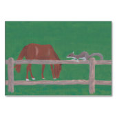 リスと馬読の大人用フラッシュカード テーブルナンバー (正面)