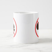 リスなし |アンチリス ジャンボコーヒーマグカップ (正面)