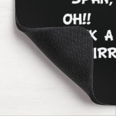 リスに気を取られるほど注意力が散漫ではない マウスパッド (コーナー)