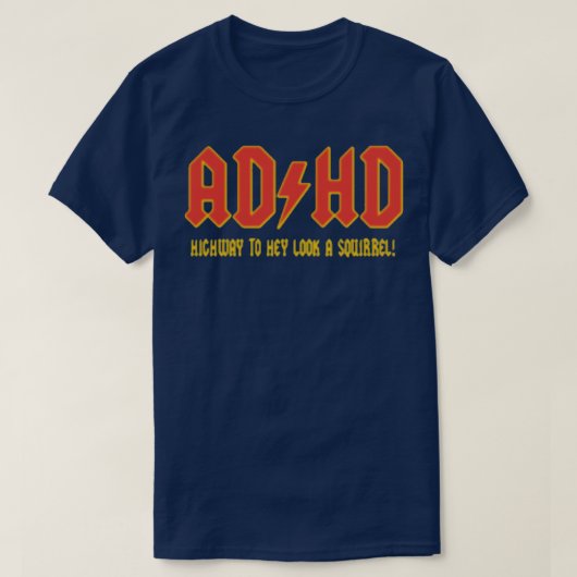 リスに見えるADHD Tシャツ (デザイン正面)