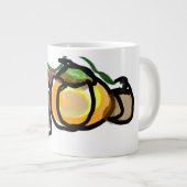 リスのかぼちゃ ジャンボコーヒーマグカップ (正面右)