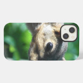 リスのかわいい写真 iPhoneケース (裏面横)
