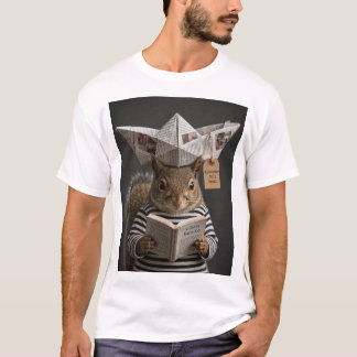 リスのかわいいTシャツ Vibra Bonito Tシャツ
