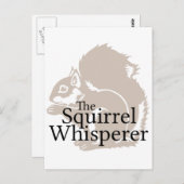 リスのささやき手 ポストカード (正面/裏面)