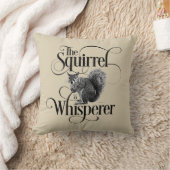 リスのウィスパーおもしろいラー – リス愛好家 クッション (ブランケット)