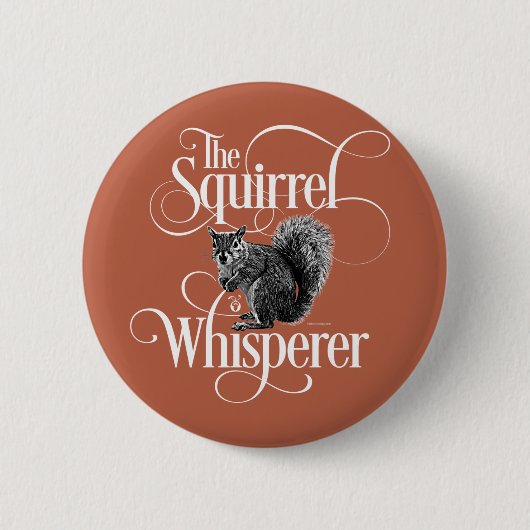 リスのウィスパーおもしろいラ – リス恋人ボタン 缶バッジ (正面)