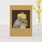 リスのカード伯爵 カード (黄色い花)