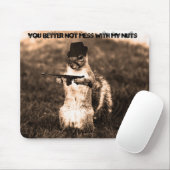 リスのギャング、私のナットとのない混乱をよくします マウスパッド (マウス)