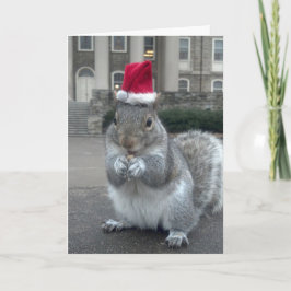 リスのクリスマスカードのくしゃみ シーズンカード