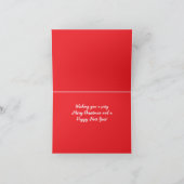 リスのクリスマスカードのビックルさん シーズンカード (内部)