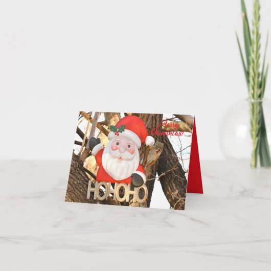 リスのクリスマスカードのビックルさん シーズンカード (正面)