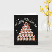 リスのクリスマスツリーリスのクリスマスツリー2 カード (黄色い花)
