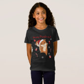 リスのクリスマス冬の動物 Tシャツ (正面フル)