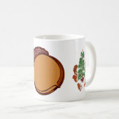 リスのクリスマス コーヒーマグカップ (正面右)