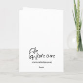 リスのコーンサンキューカード サンキューカード (裏面)