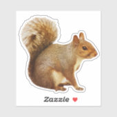 リスのステッカー シール (シート)