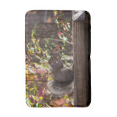 リスのチョウ時間 バスマット (正面縦)