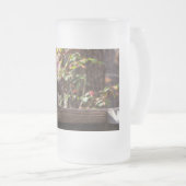 リスのチョウ時間 フロストグラスビールジョッキ (正面右)