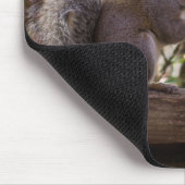 リスのチョウ時間 マウスパッド (コーナー)