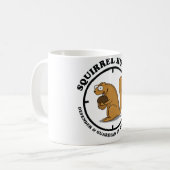 リスのハンター コーヒーマグカップ (正面左)